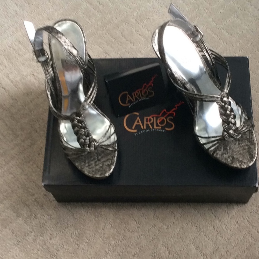 Carlos By Carlos Santana Hudson pewter sz 9 sandal